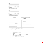 Divorce Papers Template - Easy Support for Parties and Child example document template