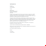 Sample Church Resignation Letter example document template