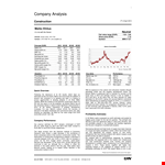 Download our Construction Company Analysis Template - Improve Project Efficiency & Profitability example document template 