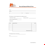 Letter to Return Security Deposit with Deductions example document template 