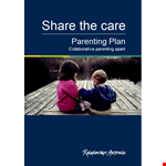 Create a Comprehensive Parenting Plan with Our Template - Ensure a Secure Future for Your Children example document template