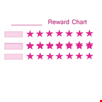 Get Your Kids Excited About Achieving Goals with Our Reward Chart example document template