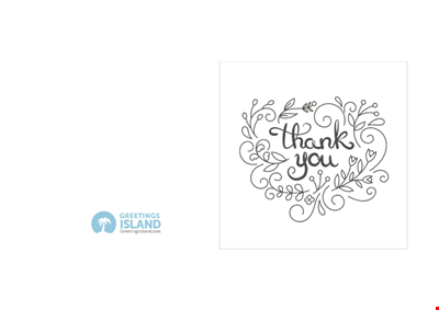 Printable Thank You Note Template
