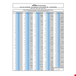 Tap Drill Sizes Chart for Accurate Tapping example document template