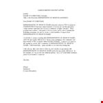 Sample Letter For Meeting Appointment Request example document template