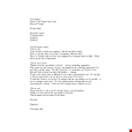 Two Week Notice Letter Example example document template