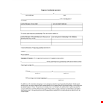 Guardianship Agreement Form example document template