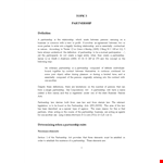 Create a Strong Partnership with Our Agreement Template | Business example document template 