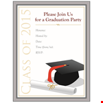 Customizable Graduation Invitation Templates - Celebrate Your Success example document template 