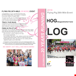 Marathon Running Log - Track Your Miles and Progress | Free Template example document template