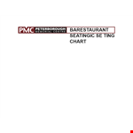 Restaurant Seating Chart Template for Efficient Table Planning example document template