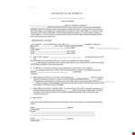 Create Your Will Easily: Last Will and Testament Template with Witness and Executor Clause example document template