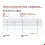 Editable Expense Report Template - Track Expenses Easily | Company Name example document template