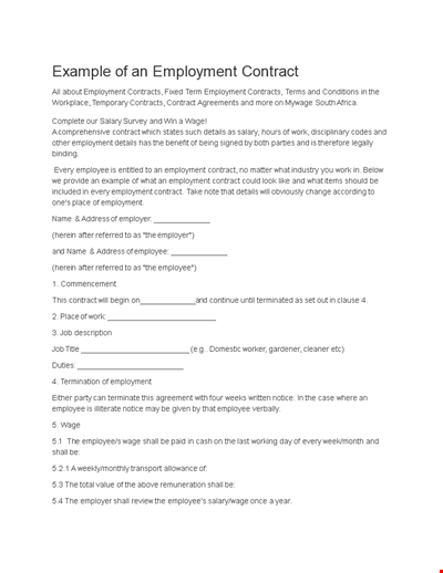 Example Of Investment Contract - Create a Solid Investment Plan with ...