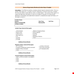 Easy Incident Report Template - Check & Record Incidents example document template