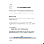 Make-Up Inclement Weather Policy for Emory Students in Class example document template