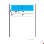 Download Fax Cover Sheet Template - Free & Printable example document template