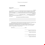 Quit Claim Deed Template - Legal Texas County | Grantor Quit Claim Deed Template example document template 