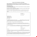 Job Interview Thank You Letter example document template