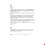 Software Company Offer Letter example document template