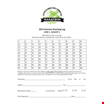 August Running Log - Track Your Miles example document template