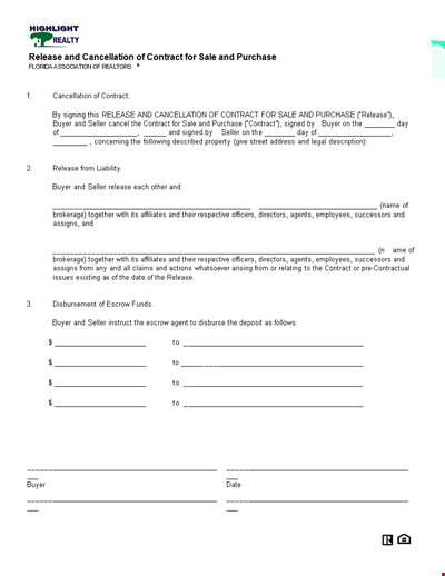 Cancel Your Land Contract with Ease - Fast Contract Release for Sellers and Buyers