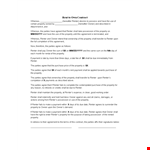 Rent To Own Property Contract example document template