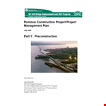 Construction Risk Management Plan example document template 