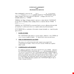 Service Agreement Template- Protect Owner & Consultant with Agreement example document template 