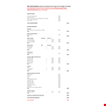 Film Budget Template - Calculate Total Costs, Projected Income example document template