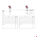 Special Order example document template