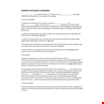 Settlement Agreement for Property Dispute - Petitioner vs Respondent example document template