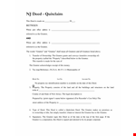 Quit Claim Deed Template example document template 