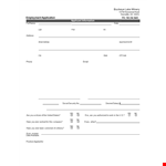 Employment Application Template - Apply for Jobs Easily and Efficiently example document template