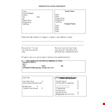 Printable Residential Lease Agreement example document template