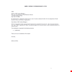 Contract Extension Letter Template example document template 