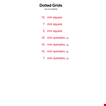 Dot Grid Paper Printable example document template