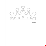 DIY Crown Template for Easy and Fun Crafting example document template