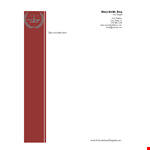 Free Legal Letterhead Template example document template 