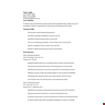 Sales Marketing Engineer Resume example document template 