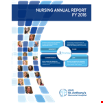 Nursing Annual Report example document template