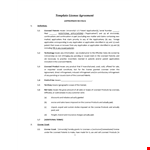 License Agreement Template - Create a Solid University Agreement | Licensor to Licensee example document template 