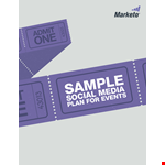 Create an Effective Event Social Media Plan with our Template example document template