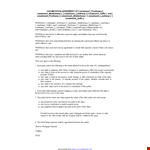 Cohabitation Agreement Template - Create an Agreement between Parties | Customize for Cohabitants example document template 