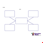 Concept Map Template for Visualizing Ideas and Relationships example document template