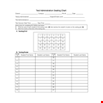 Student Seating Chart Template - Organize Your Classroom with Ease example document template