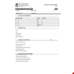 Fire Report System for Hazard Management and Hydrant Inspection example document template