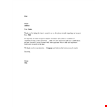 Phone Interview Letter example document template