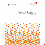 NorQuest College Annual Report for Financial Insights example document template