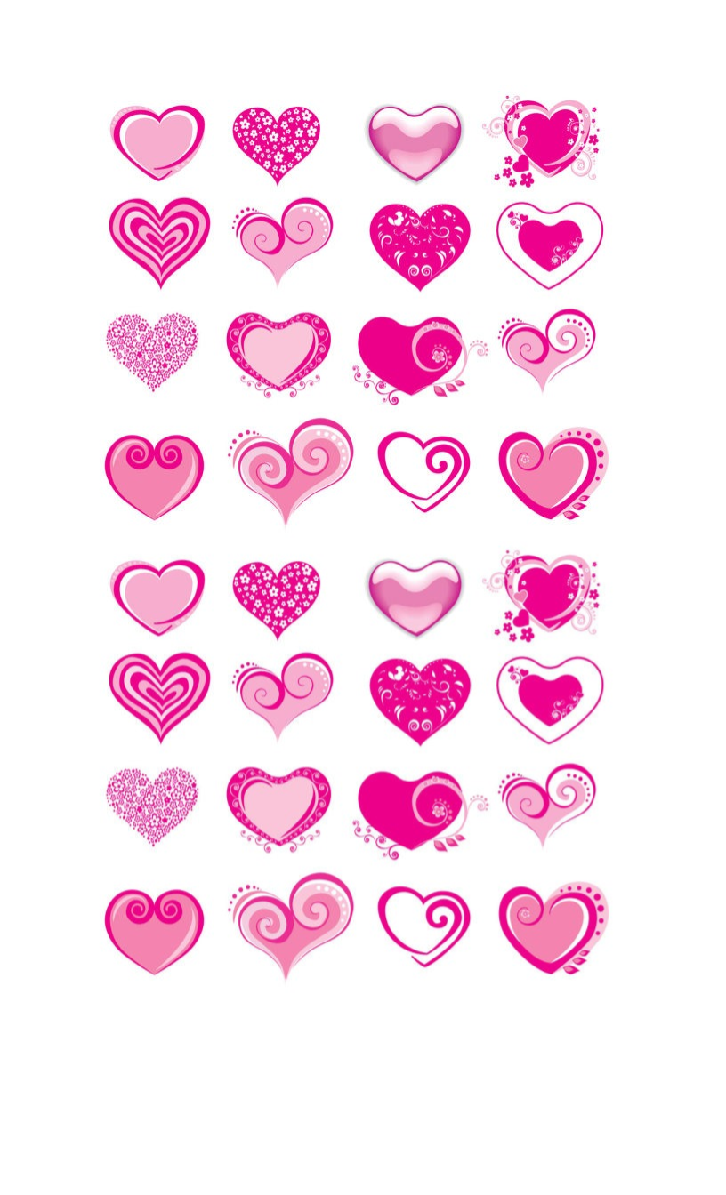 Heart Shape Template - Printable Heart Shape Templates for Crafts and ...